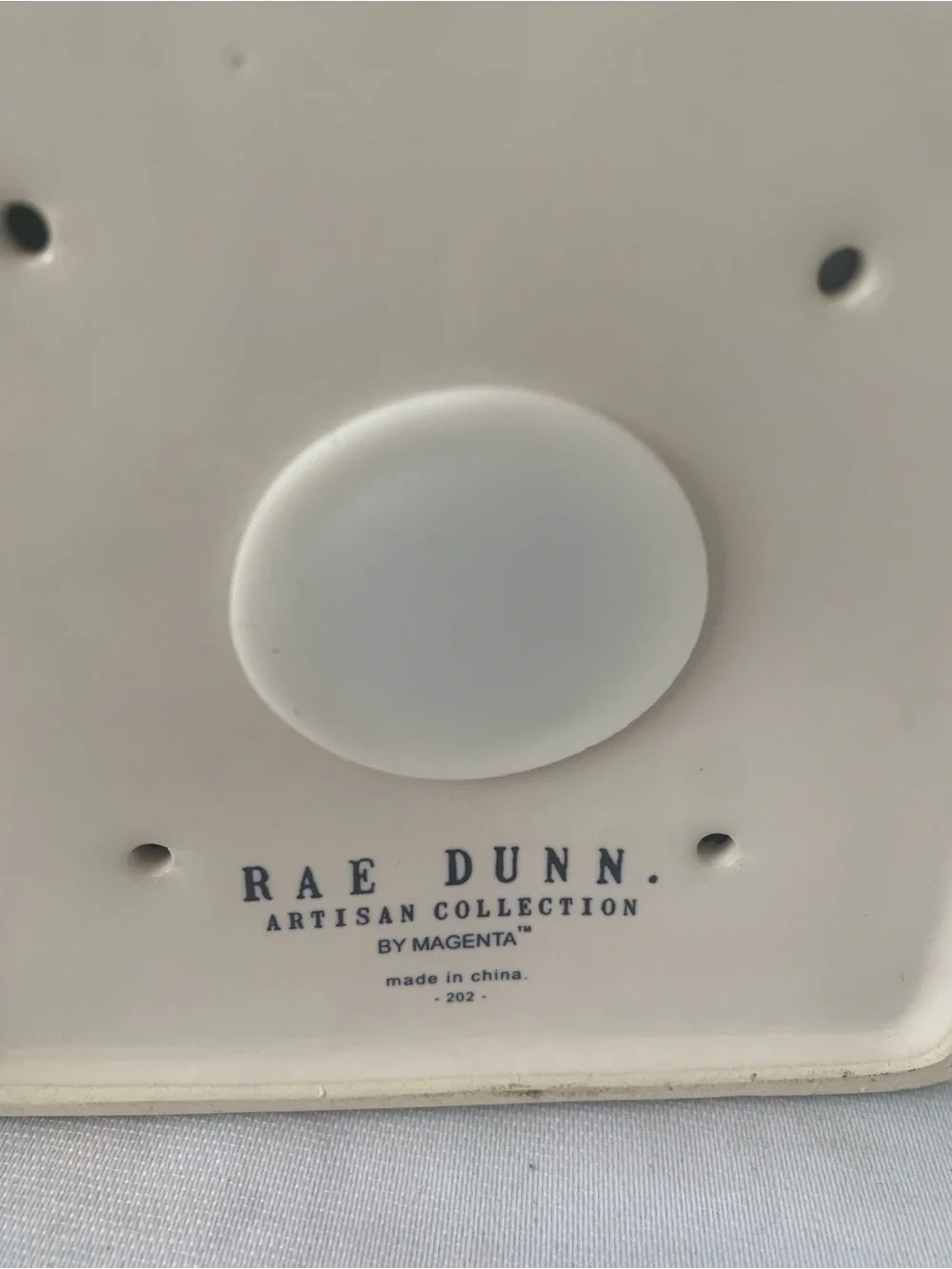 RAE DUNN Artisan Collection By Magenta Ceramic White Bird House 